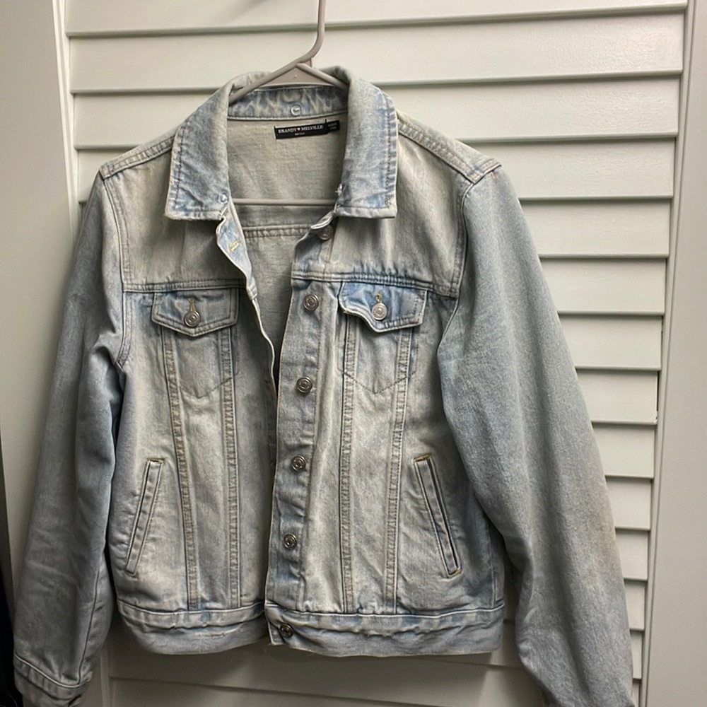 Brandy Melville Jean Jacket Light Wash Denim Jacket